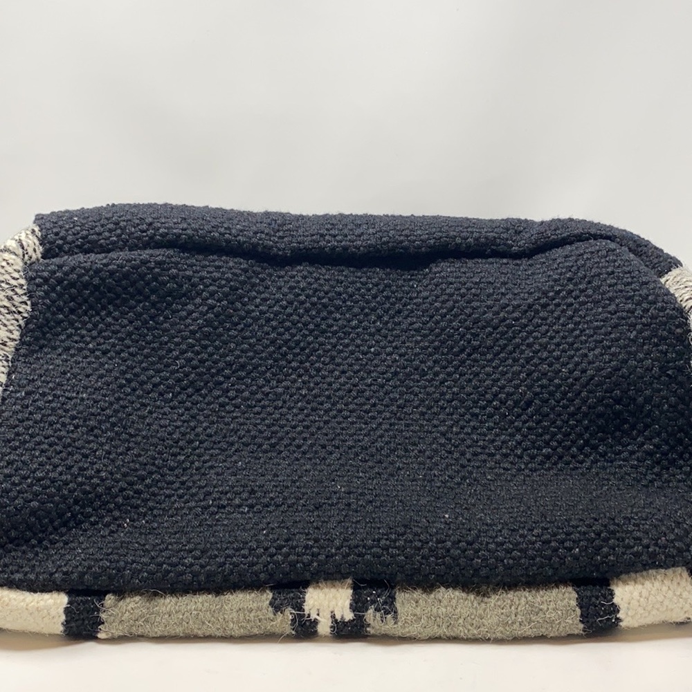 Panache Boho Aztec Woven Tote Bag With Pom Detail - Picture 7 of 10